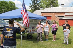 Flag Ceremony, Navy Club, USS Carbon County Ship 260, No. 9 Mine and Museum, Lansford, 5-25-2014 (5)
