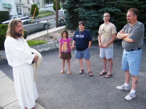 James, The Jesus Guy, visits Tamaqua, June 24, 2009 (20)