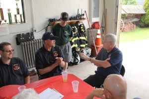 Middleport Fire Dept in NY visits Middleport Fire Company in Middleport, 6-6-2014 (11)