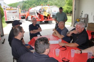 Middleport Fire Dept in NY visits Middleport Fire Company in Middleport, 6-6-2014 (27)