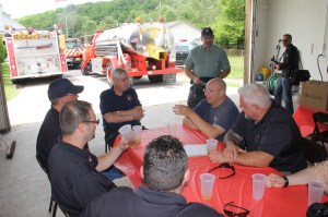 Middleport Fire Dept in NY visits Middleport Fire Company in Middleport, 6-6-2014 (29)