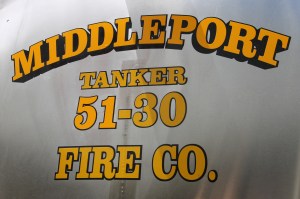 Middleport Fire Dept in NY visits Middleport Fire Company in Middleport, 6-6-2014 (31)