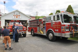 Middleport Fire Dept in NY visits Middleport Fire Company in Middleport, 6-6-2014 (49)