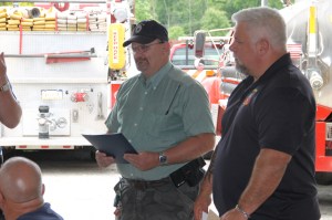 Middleport Fire Dept in NY visits Middleport Fire Company in Middleport, 6-6-2014 (5)