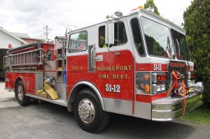 Middleport Fire Dept in NY visits Middleport Fire Company in Middleport, 6-6-2014 (51)