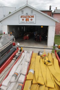 Middleport Fire Dept in NY visits Middleport Fire Company in Middleport, 6-6-2014 (67)