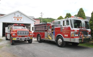 Middleport Fire Dept in NY visits Middleport Fire Company in Middleport, 6-6-2014 (74)