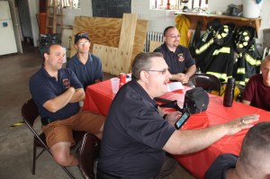 Middleport Fire Dept in NY visits Middleport Fire Company in Middleport, 6-6-2014 (9)