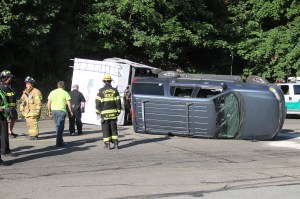 Overturned Camper, SUV, Bottom of Hometown Hill, SR309, Tamaqua, 6-18-2014 (12)