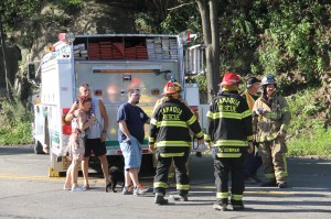 Overturned Camper, SUV, Bottom of Hometown Hill, SR309, Tamaqua, 6-18-2014 (4)