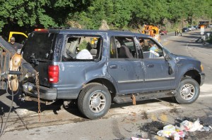 Overturned Camper, SUV, Bottom of Hometown Hill, SR309, Tamaqua, 6-18-2014 (40)