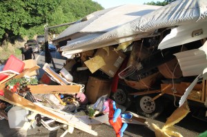 Overturned Camper, SUV, Bottom of Hometown Hill, SR309, Tamaqua, 6-18-2014 (53)
