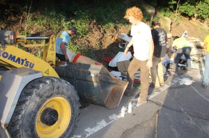 Overturned Camper, SUV, Bottom of Hometown Hill, SR309, Tamaqua, 6-18-2014 (82)