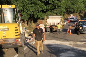 Overturned Camper, SUV, Bottom of Hometown Hill, SR309, Tamaqua, 6-18-2014 (86)