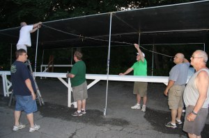 Preparing for a Block Party, East End Fire Company, Tamaqua, 6-3-2014 (5)
