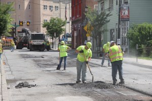 Road Repairs, Work, PennDOT, Mauch Chunk Street, SR309, Tamaqua, 6-26-2014 (323)