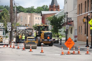 Road Repairs, Work, PennDOT, Mauch Chunk Street, SR309, Tamaqua, 6-26-2014 (400)