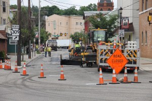 Road Repairs, Work, PennDOT, Mauch Chunk Street, SR309, Tamaqua, 6-26-2014 (9)