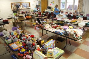 Rummage Sale, Volunteers, Trinity UCC, Tamaqua, 6-3-2014 (11)
