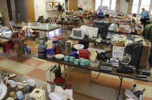 Rummage Sale, Volunteers, Trinity UCC, Tamaqua, 6-3-2014 (15)