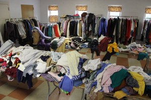 Rummage Sale, Volunteers, Trinity UCC, Tamaqua, 6-3-2014 (19)