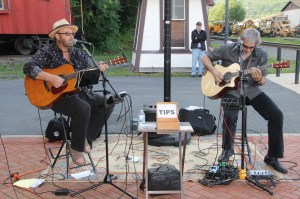 Steve Brosky and Jimmy Meyer perform, Chamber Summer Concert Series, Train Station, Tamaqua (14)
