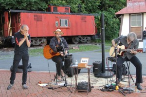 Steve Brosky and Jimmy Meyer perform, Chamber Summer Concert Series, Train Station, Tamaqua (7)