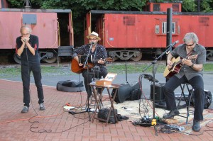 Steve Brosky and Jimmy Meyer perform, Chamber Summer Concert Series, Train Station, Tamaqua (9)
