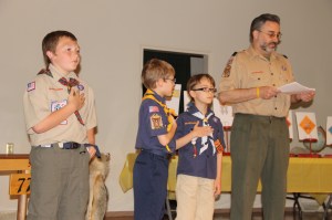 Tamaqua Boy Scout Ceremony, Blue and Gold Banquet, St. John's UCC, Tamaqua, 5-31-2014 (12)