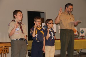 Tamaqua Boy Scout Ceremony, Blue and Gold Banquet, St. John's UCC, Tamaqua, 5-31-2014 (16)