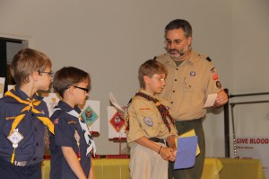 Tamaqua Boy Scout Ceremony, Blue and Gold Banquet, St. John's UCC, Tamaqua, 5-31-2014 (8)