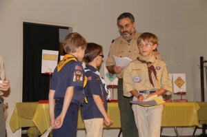 Tamaqua Boy Scout Ceremony, Blue and Gold Banquet, St. John's UCC, Tamaqua, 5-31-2014 (9)