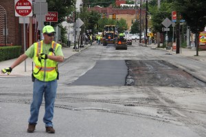 Tamaqua Fire Police, Road Repairs, Work, PennDOT, Mauch Chunk Street, SR309, Tamaqua (2)