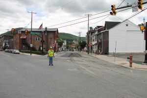 Tamaqua Fire Police, Road Repairs, Work, PennDOT, Mauch Chunk Street, SR309, Tamaqua (5)
