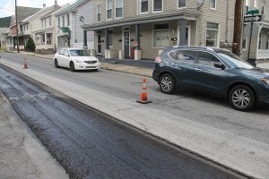 Traffic Backed Up, PennDOT Road Repairs, North Railroad Street, SR309, Tamaqua, 6-27-2014 (17)