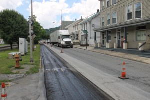 Traffic Backed Up, PennDOT Road Repairs, North Railroad Street, SR309, Tamaqua, 6-27-2014 (20)