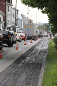 Traffic Backed Up, PennDOT Road Repairs, North Railroad Street, SR309, Tamaqua, 6-27-2014 (29)