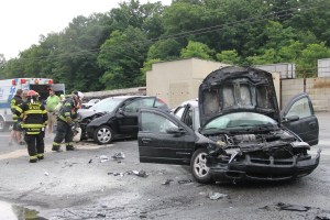 Two Vehicle Accident, in area of 1299 East Broad Street, US209, Tamaqua, 6-30-2014 (140)