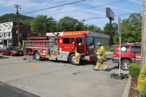 Two-Vehicle Accident, intersection of Cedar and Center Street, US209, Tamaqua, 6-8-2014 (1)