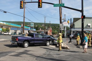 Two-Vehicle Accident, intersection of Cedar and Center Street, US209, Tamaqua, 6-8-2014 (24)