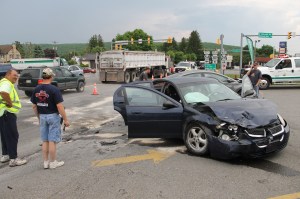 Two Vehicle Accident, near Rita's Italian Ice, SR309, Hometown, 6-3-2014 (13)