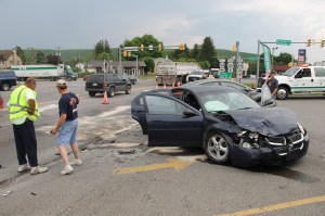 Two Vehicle Accident, near Rita's Italian Ice, SR309, Hometown, 6-3-2014 (16)