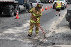 Two Vehicle Accident, near Rita's Italian Ice, SR309, Hometown, 6-3-2014 (19)