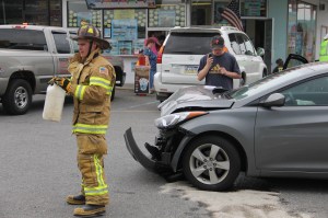 Two Vehicle Accident, near Rita's Italian Ice, SR309, Hometown, 6-3-2014 (2)