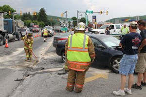 Two Vehicle Accident, near Rita's Italian Ice, SR309, Hometown, 6-3-2014 (20)