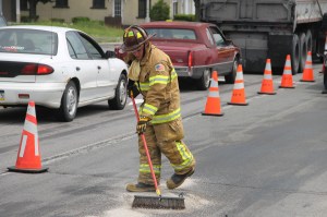 Two Vehicle Accident, near Rita's Italian Ice, SR309, Hometown, 6-3-2014 (21)