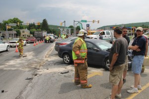 Two Vehicle Accident, near Rita's Italian Ice, SR309, Hometown, 6-3-2014 (23)
