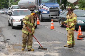 Two Vehicle Accident, near Rita's Italian Ice, SR309, Hometown, 6-3-2014 (24)