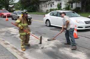 Two Vehicle Accident, near Rita's Italian Ice, SR309, Hometown, 6-3-2014 (27)