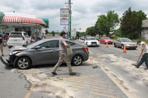 Two Vehicle Accident, near Rita's Italian Ice, SR309, Hometown, 6-3-2014 (30)